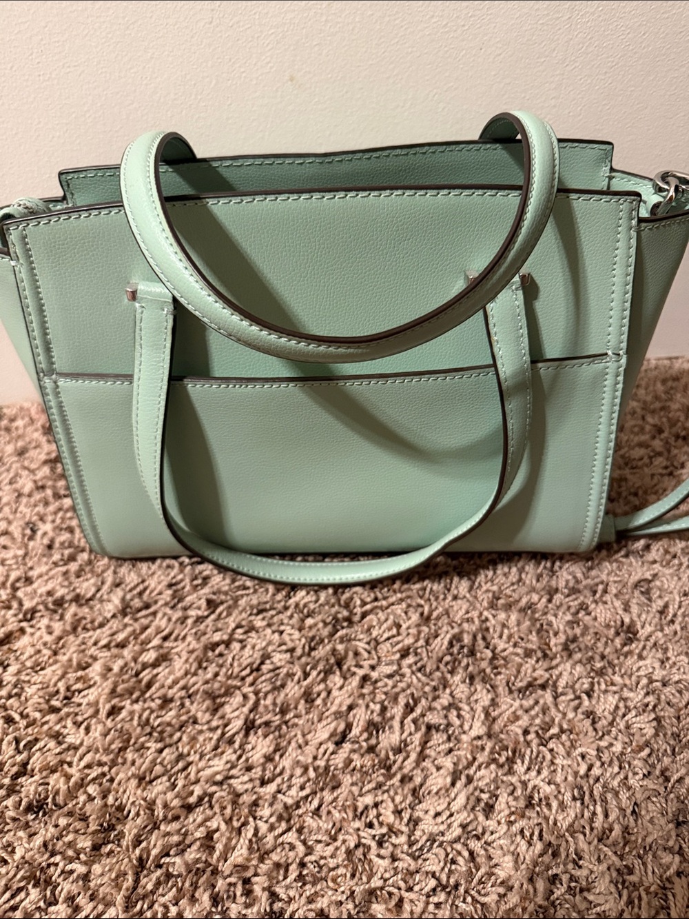 Kate Spade New York Patterson Drive Small Geraldine satchel in mint green - Picture 2 of 3